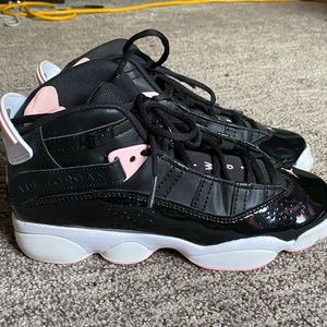 6 Rings Jordan’s (light pink and Black)